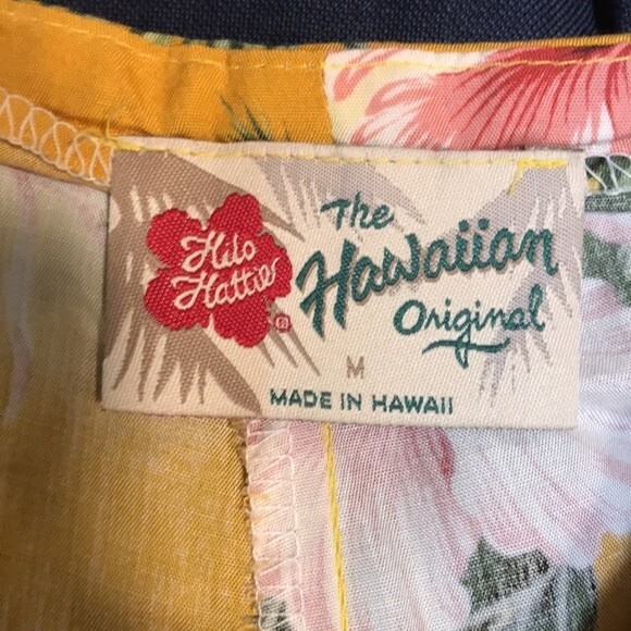 Hilo Hattie the Hawaiian original lightweight floral pants size medium girly - Picture 9 of 9
